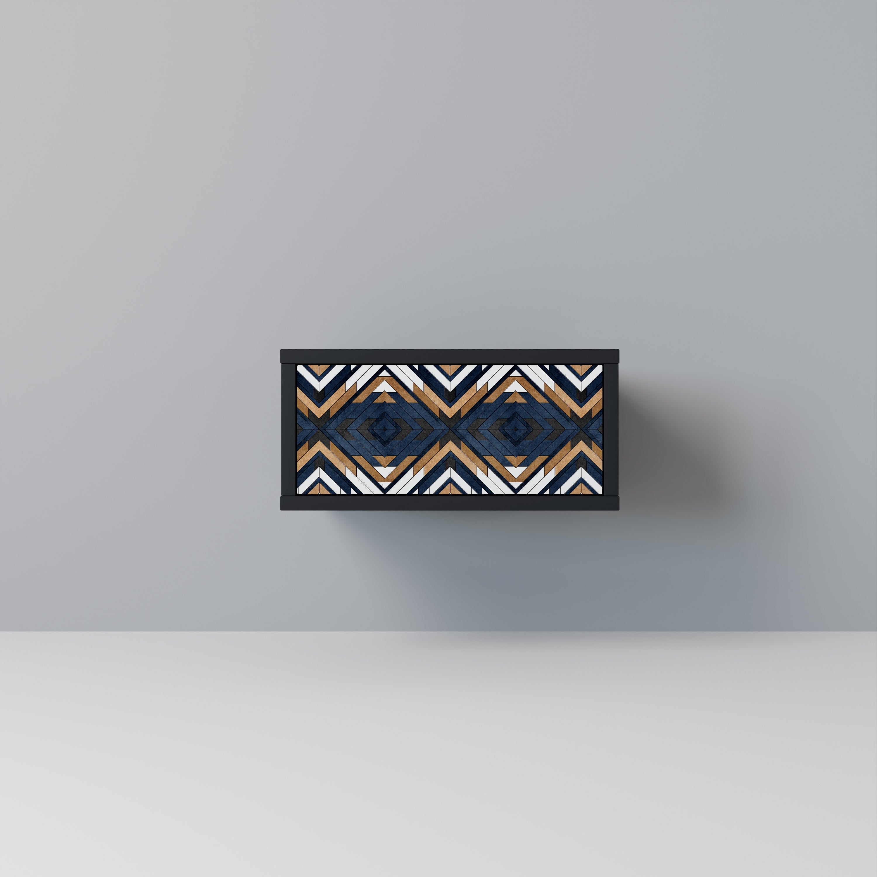 ARTIFUL GEOMETRI Nattduksbord i svart finish