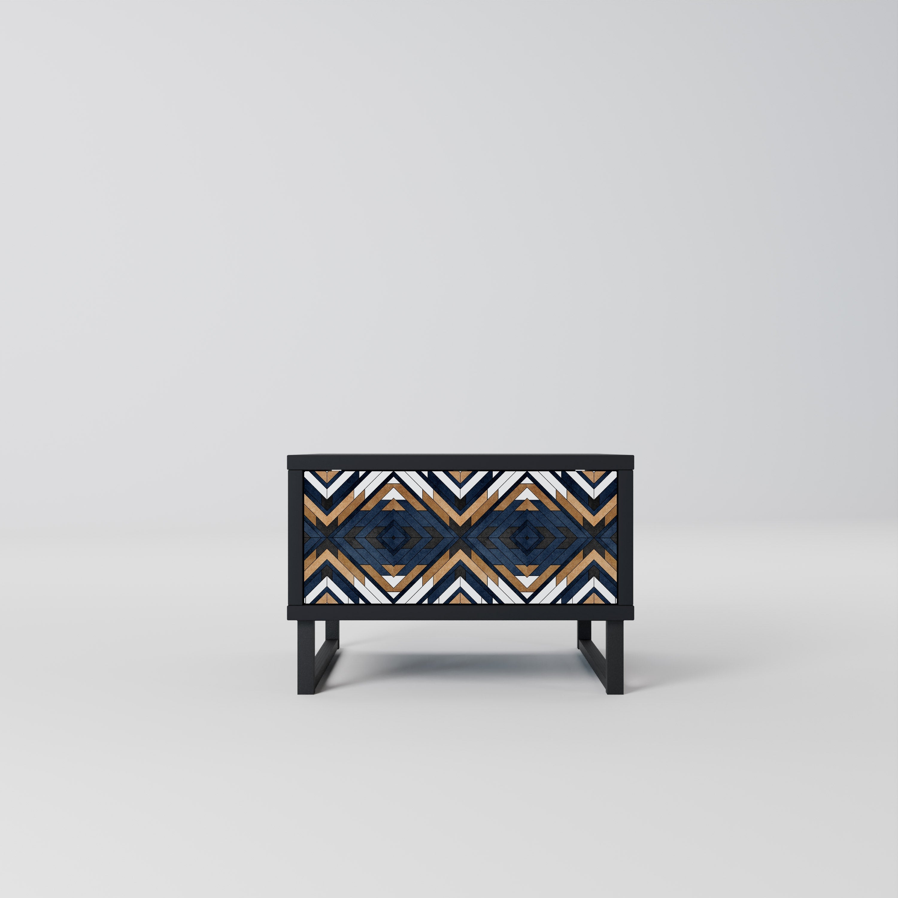 ARTIFUL GEOMETRI Nattduksbord i svart finish