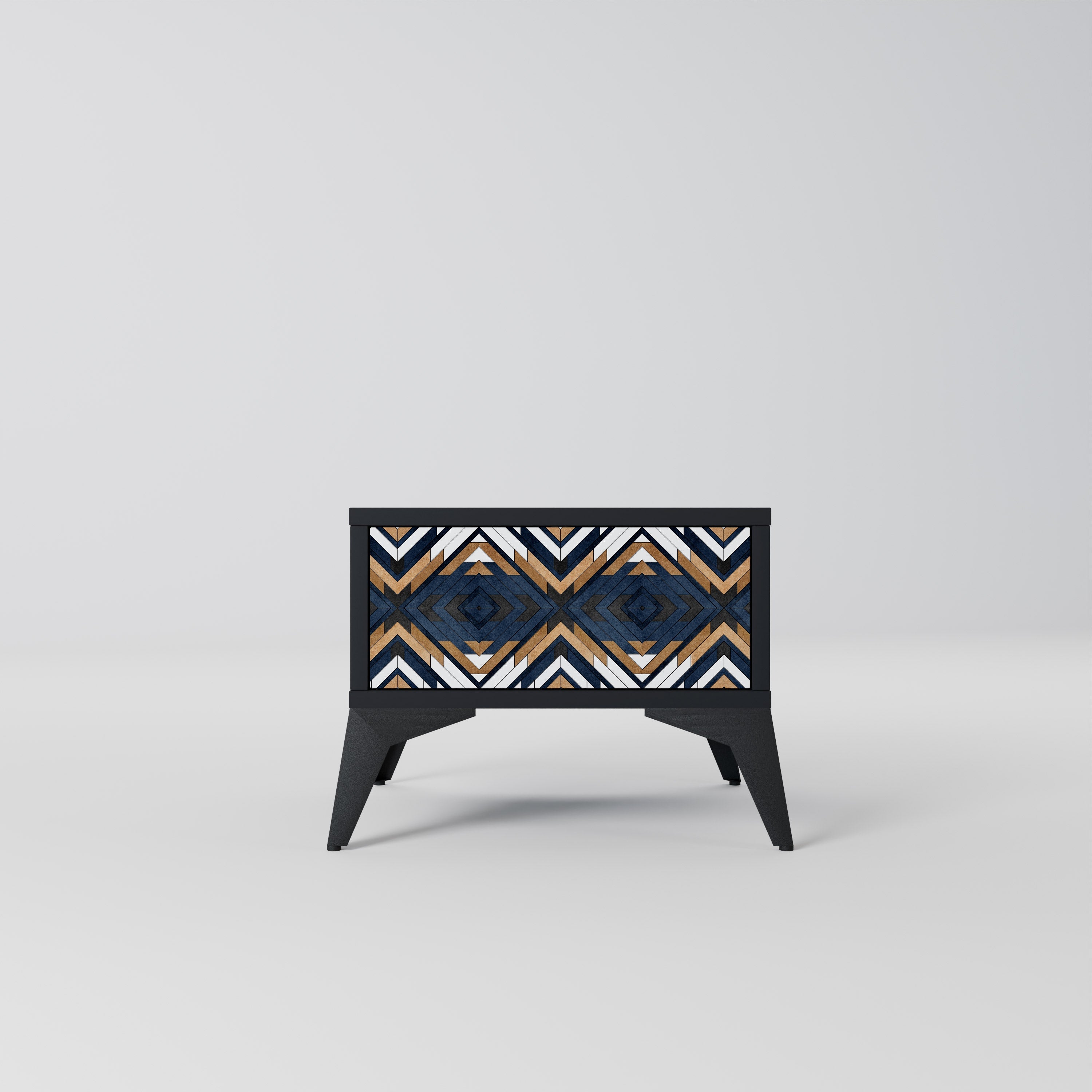 ARTIFUL GEOMETRI Nattduksbord i svart finish
