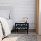 ARTIFUL GEOMETRI Nattduksbord i svart finish