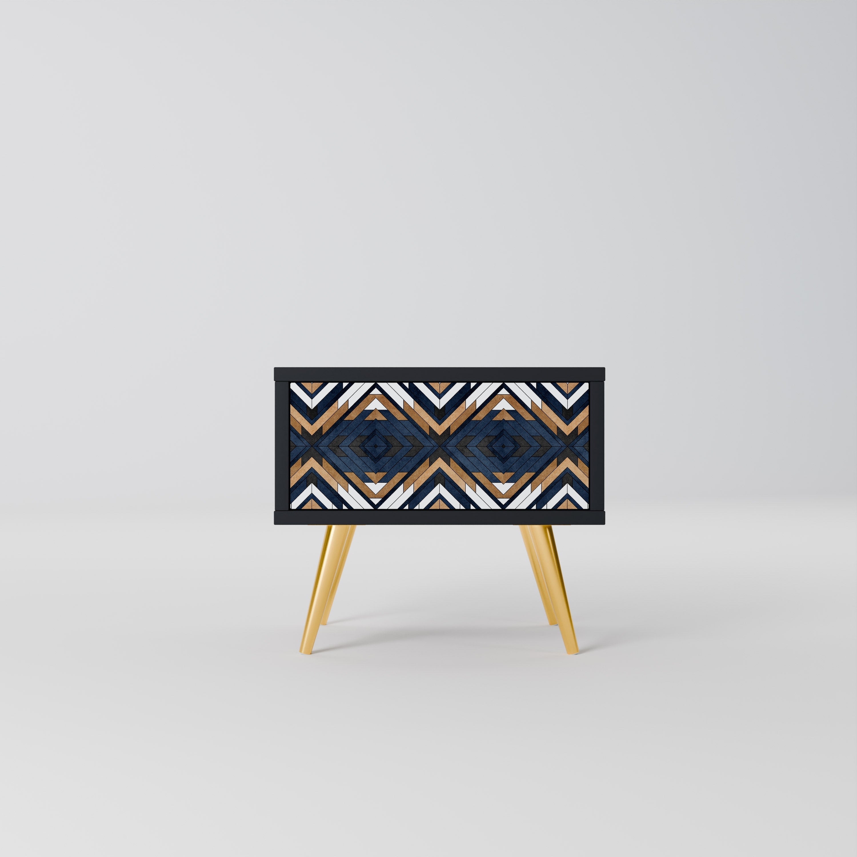 ARTIFUL GEOMETRI Nattduksbord i svart finish