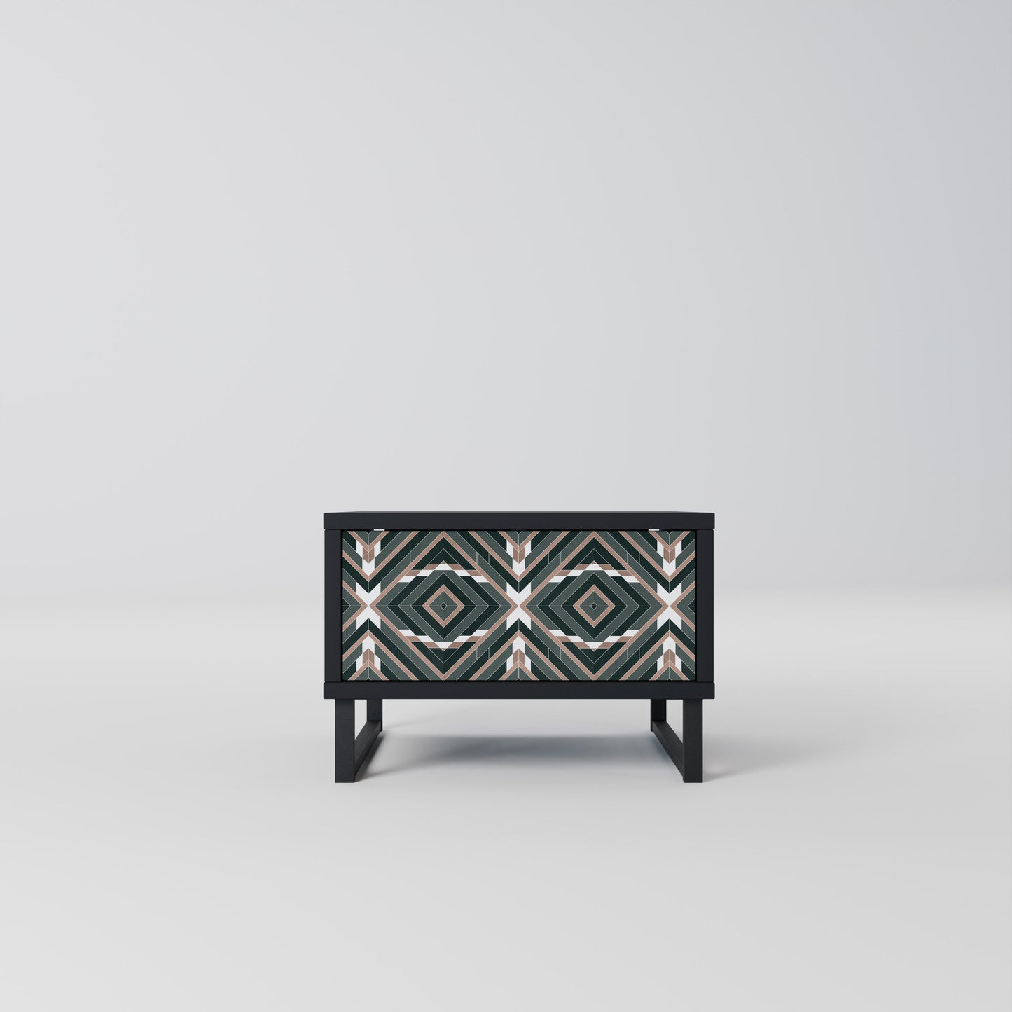 DIMENSION DELIGHTS Nattduksbord i svart finish