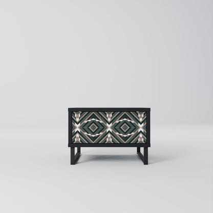 DIMENSION DELIGHTS Nattduksbord i svart finish