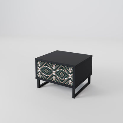 DIMENSION DELIGHTS Nattduksbord i svart finish