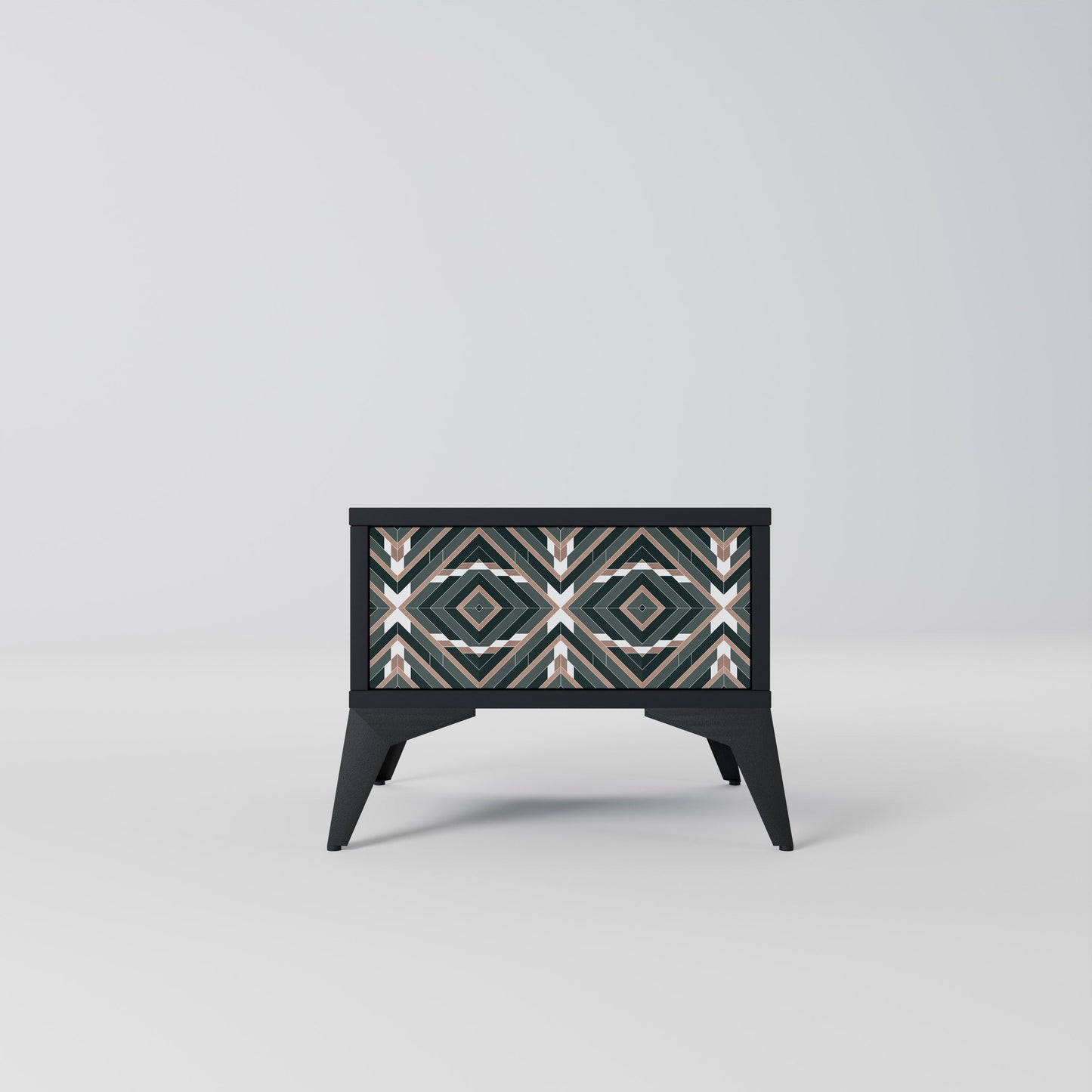 DIMENSION DELIGHTS Nattduksbord i svart finish