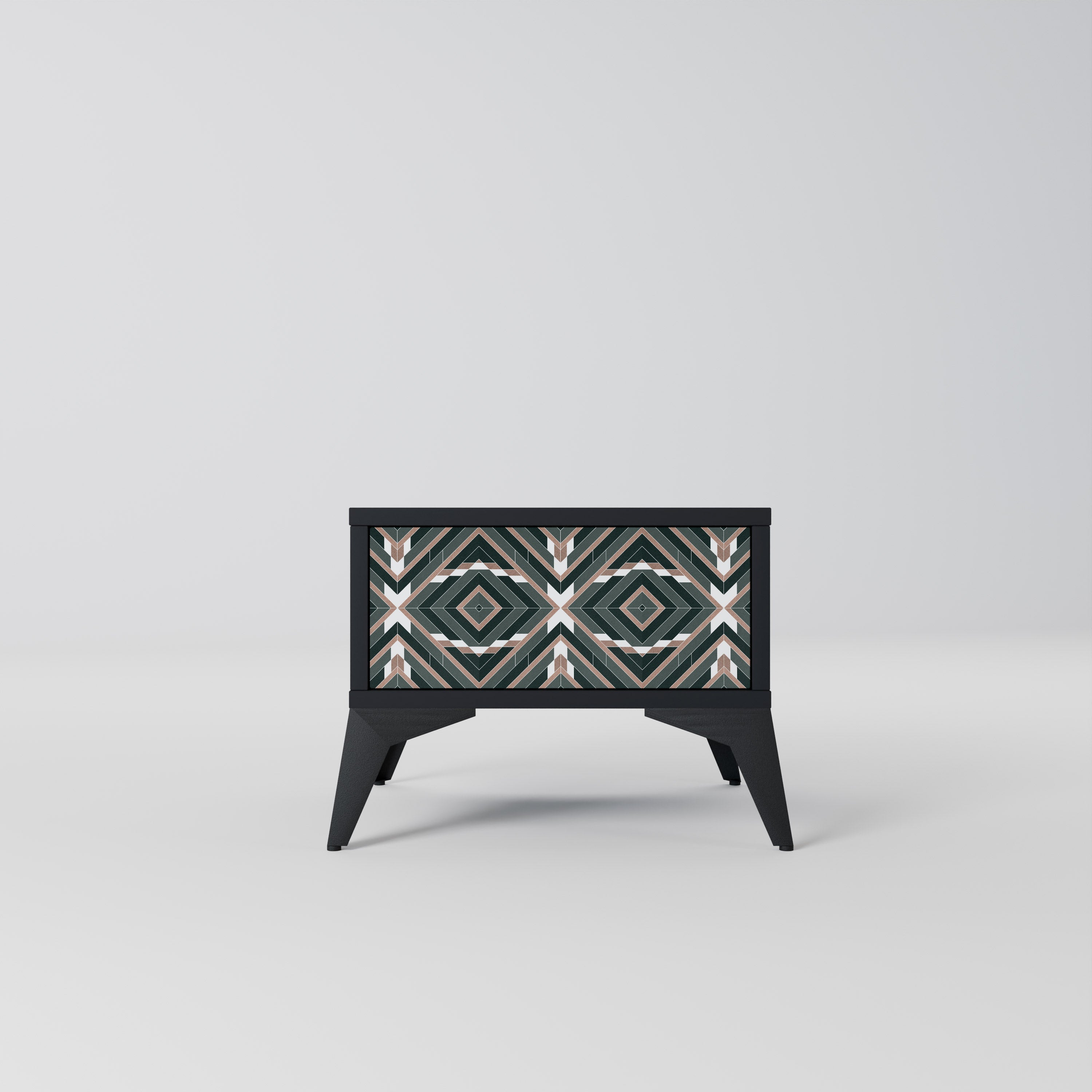 DIMENSION DELIGHTS Nattduksbord i svart finish