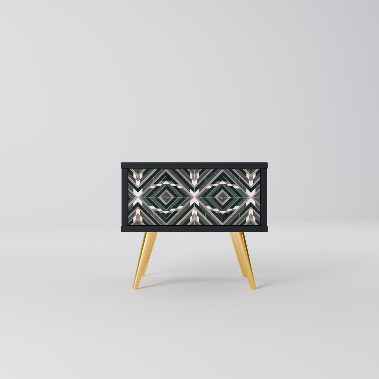 DIMENSION DELIGHTS Nattduksbord i svart finish