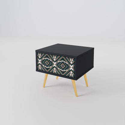 DIMENSION DELIGHTS Nattduksbord i svart finish