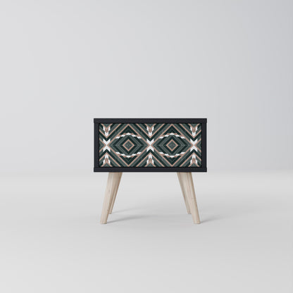DIMENSION DELIGHTS Nattduksbord i svart finish