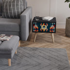 CRACKED ILLUSION Nattduksbord i svart finish