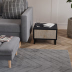 SCREEN ERROR Nightstand in Black Finish