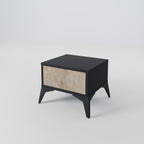 SCREEN ERROR Nightstand in Black Finish