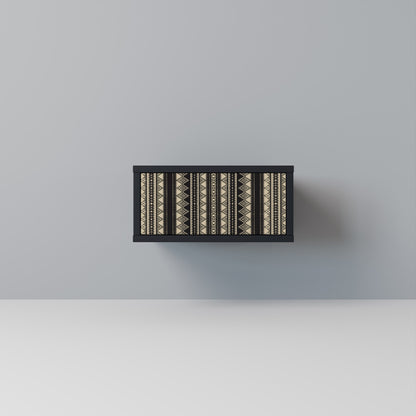 AZTEC nattduksbord i svart finish