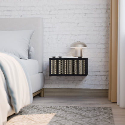 AZTEC nattduksbord i svart finish