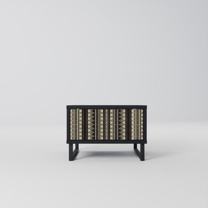 AZTEC nattduksbord i svart finish