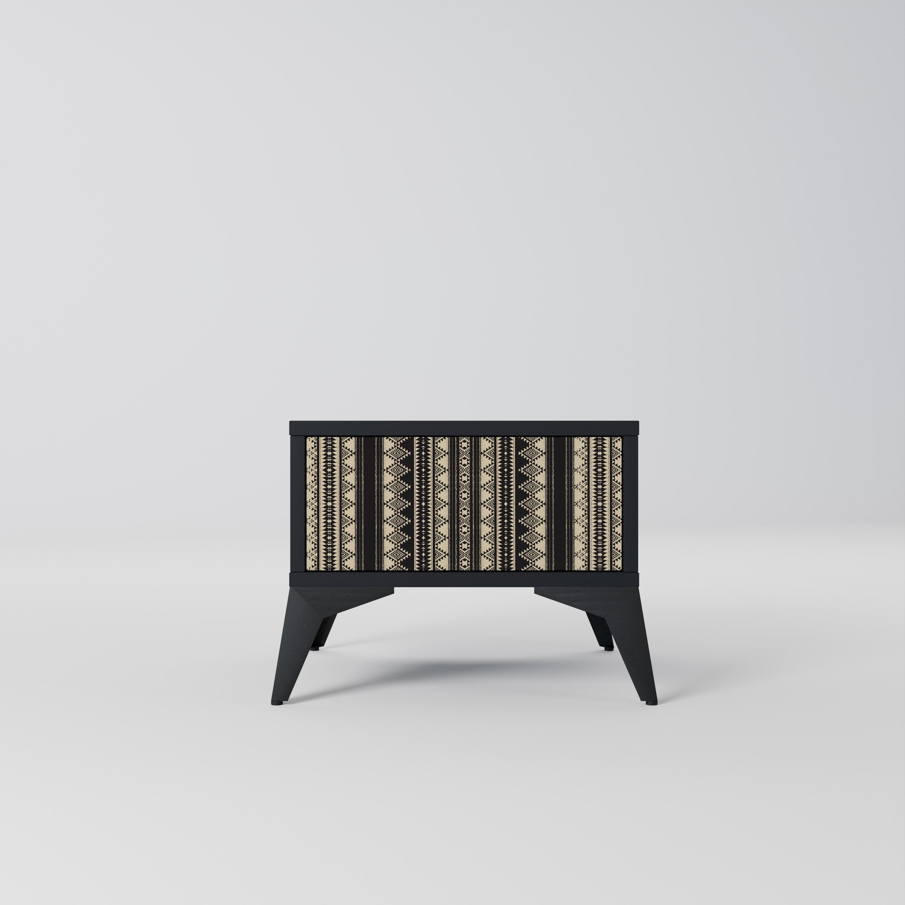 AZTEC nattduksbord i svart finish