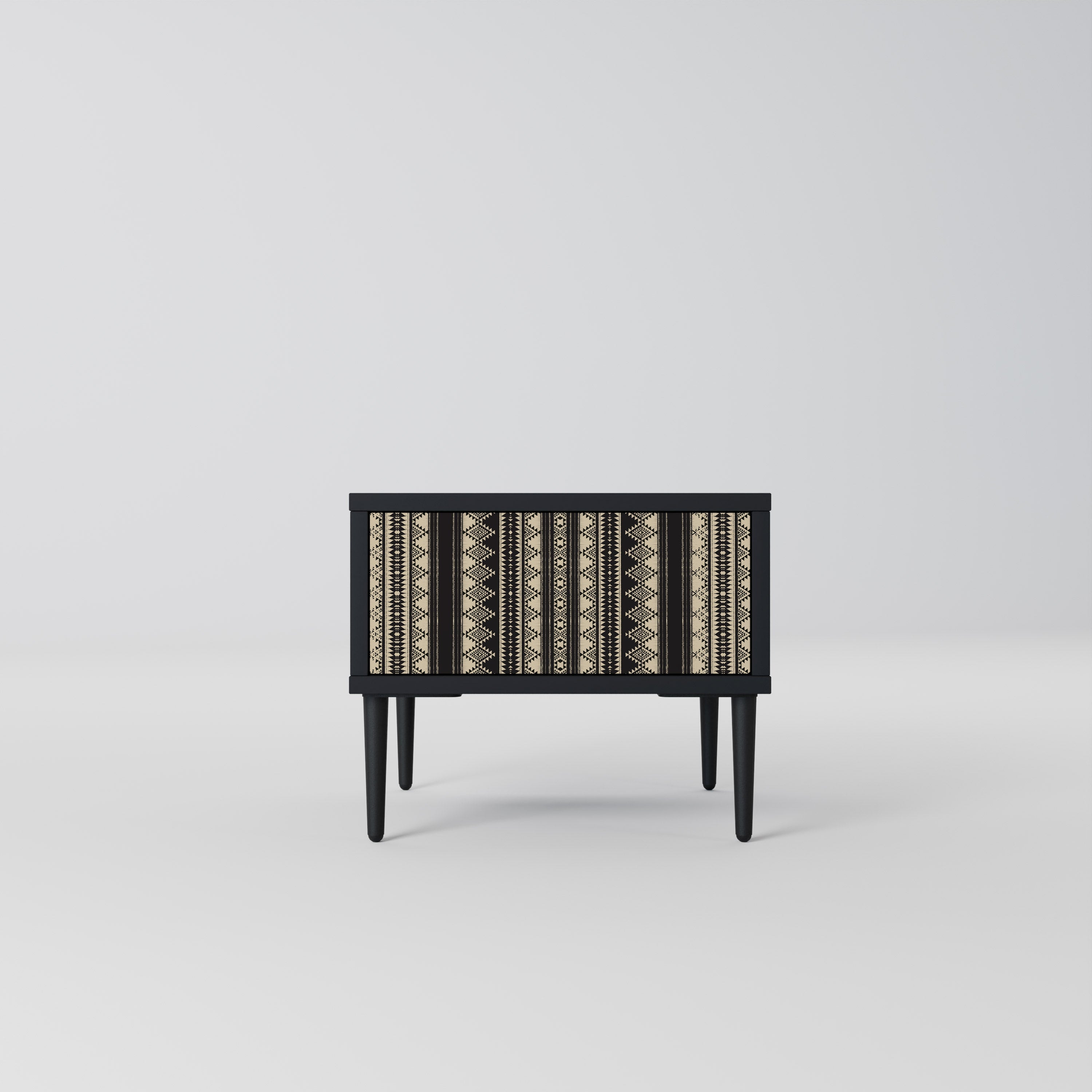 AZTEC nattduksbord i svart finish
