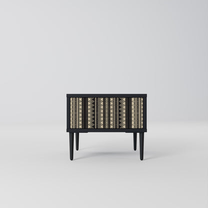 AZTEC nattduksbord i svart finish