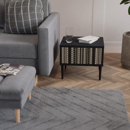 AZTEC nattduksbord i svart finish