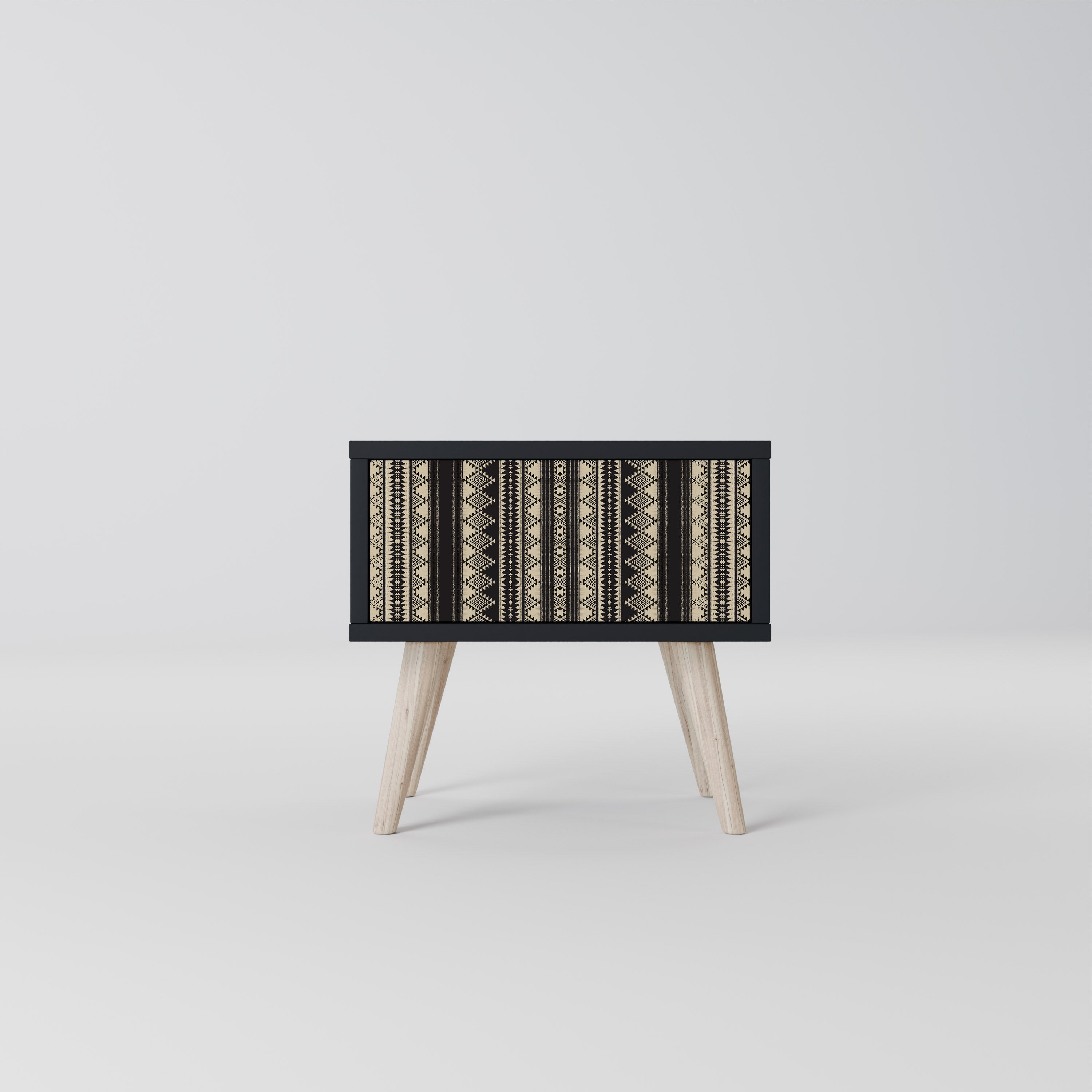 AZTEC nattduksbord i svart finish
