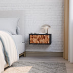 PRISM MOSAIC Nightstand in Black Finish