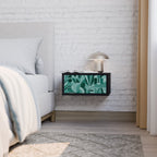 HARMONIC GRID Nightstand in Black Finish