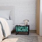 HARMONIC GRID Nightstand in Black Finish