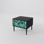 HARMONIC GRID Nightstand in Black Finish