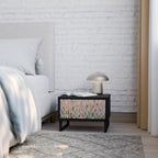 BUILDING THE FUTURE Nightstand in Black Finish