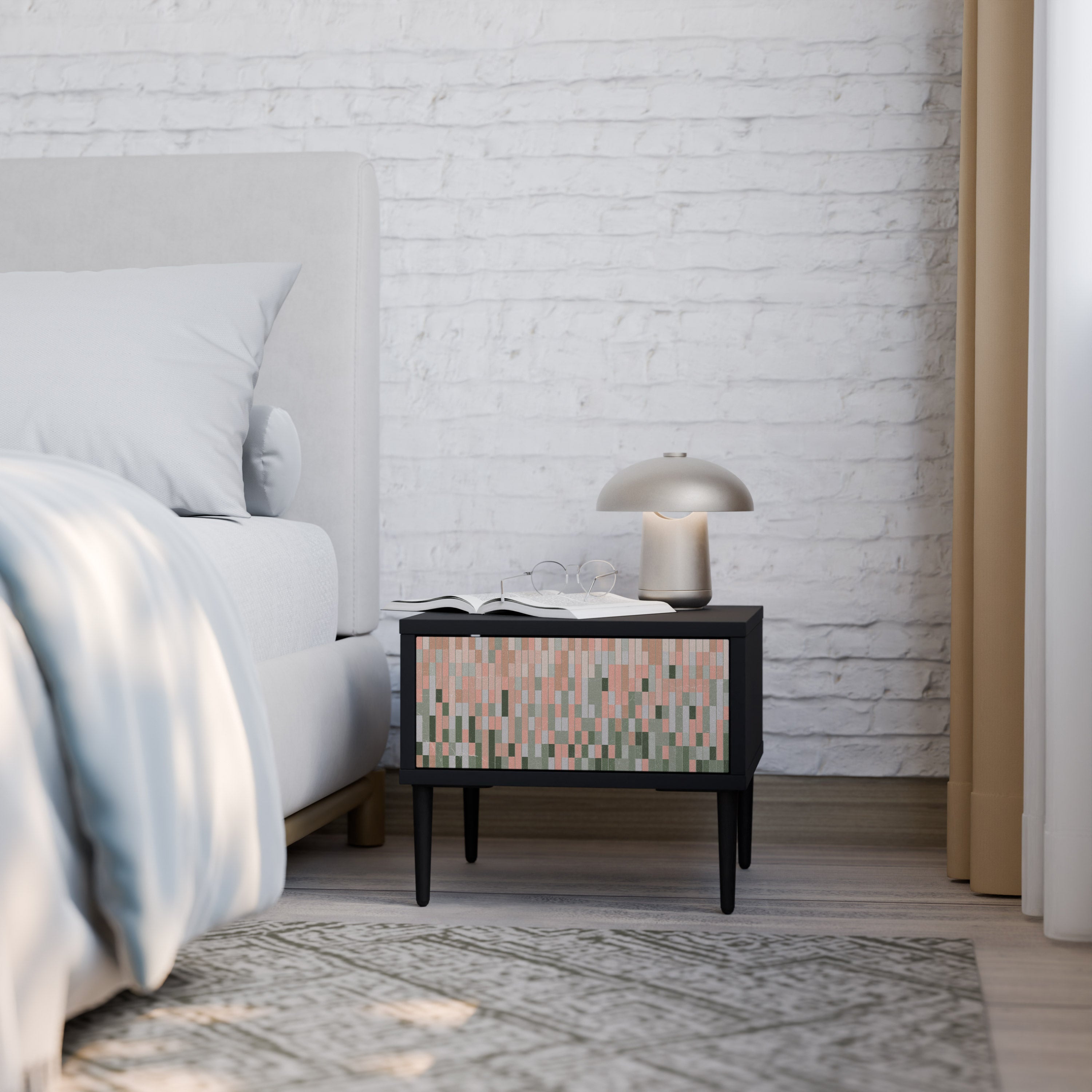 BYGGER FRAMTIDENS SJUKBORD i svart finish
