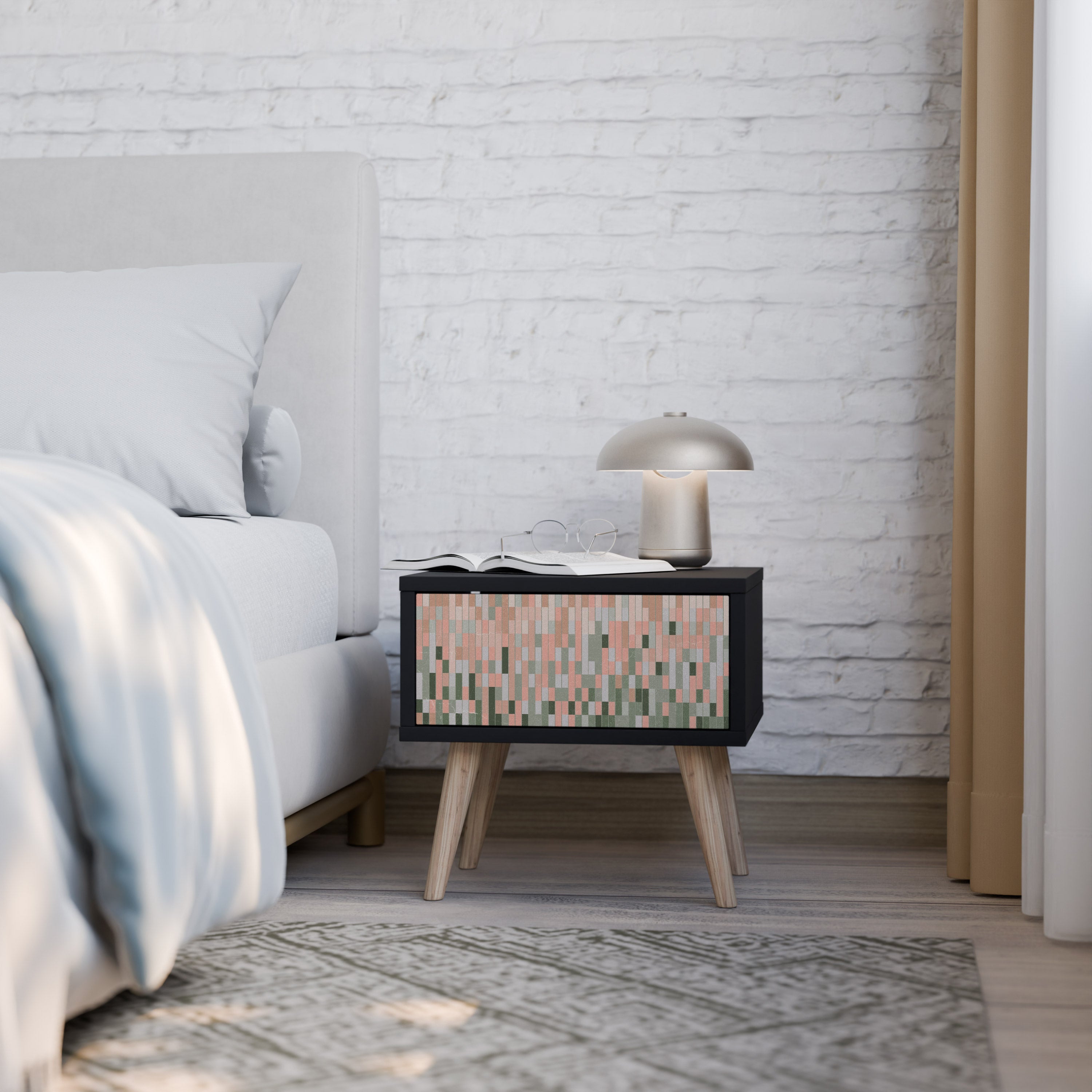 BYGGER FRAMTIDENS SJUKBORD i svart finish