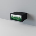 EXPENSIVE NATURE Nightstand in Black Finish