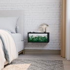 EXPENSIVE NATURE Nightstand in Black Finish