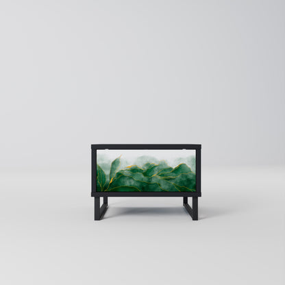 EXPENSIVE NATURE Nattduksbord i svart finish