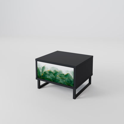 EXPENSIVE NATURE Nattduksbord i svart finish