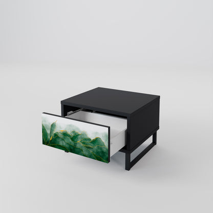 EXPENSIVE NATURE Nattduksbord i svart finish