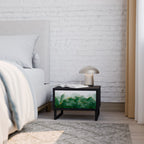 EXPENSIVE NATURE Nightstand in Black Finish