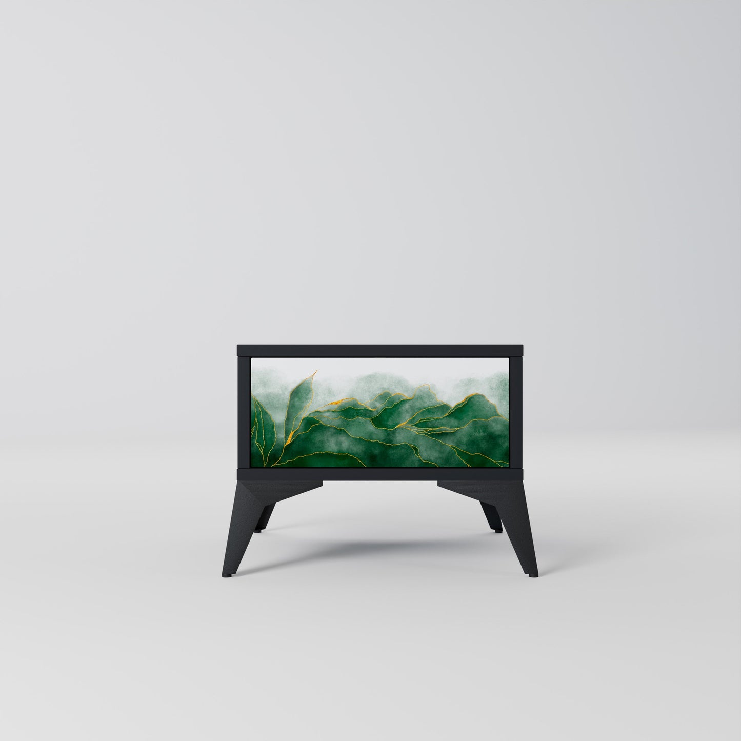 EXPENSIVE NATURE Nattduksbord i svart finish