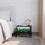 EXPENSIVE NATURE Nightstand in Black Finish