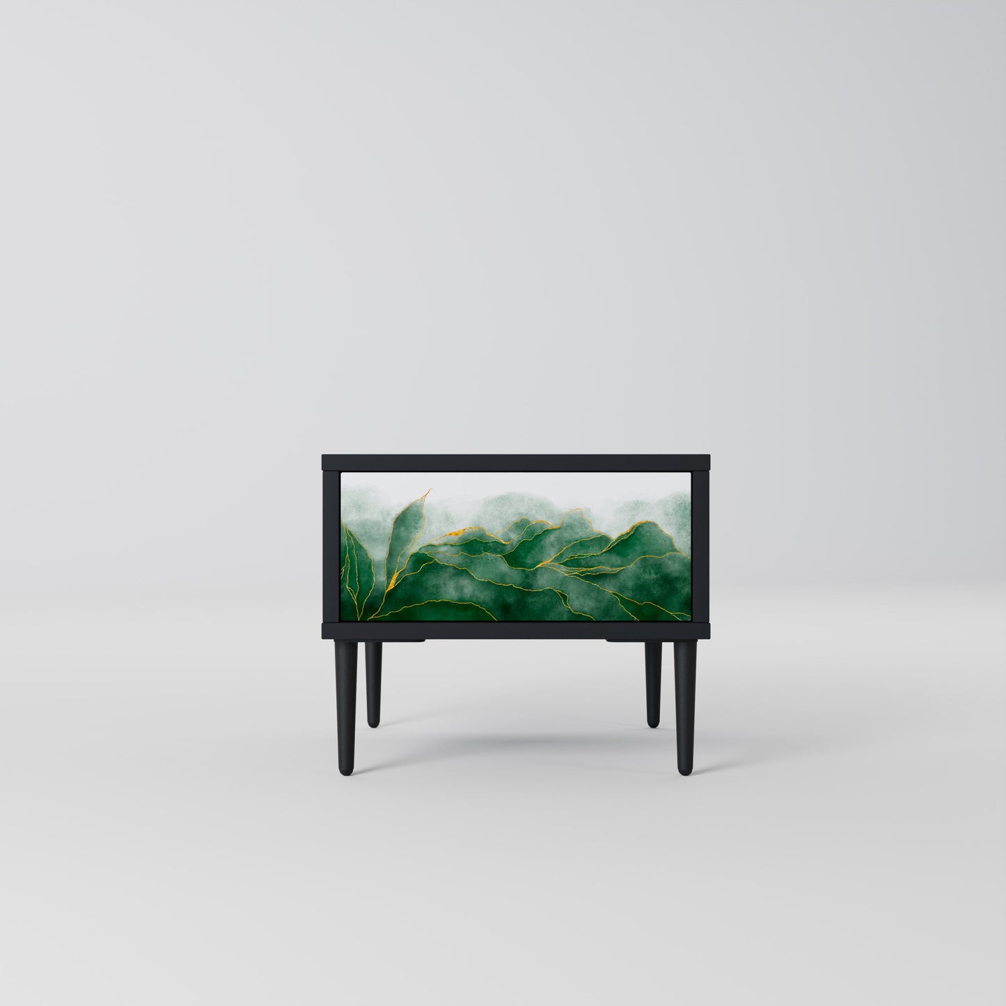 EXPENSIVE NATURE Nattduksbord i svart finish