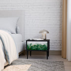 EXPENSIVE NATURE Nightstand in Black Finish