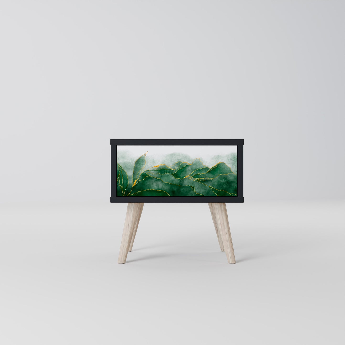 EXPENSIVE NATURE Nattduksbord i svart finish