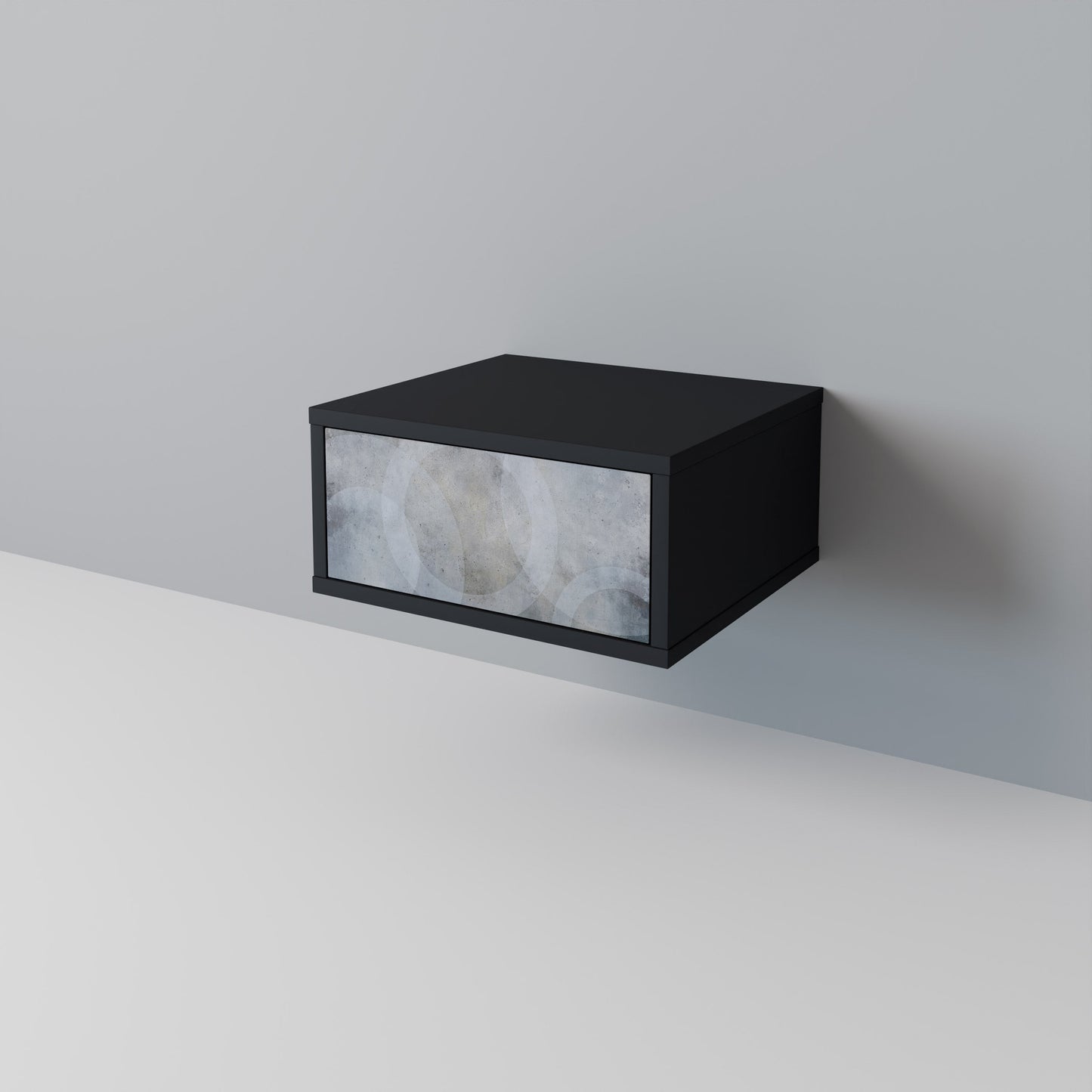MUTED ARC nattduksbord i svart finish