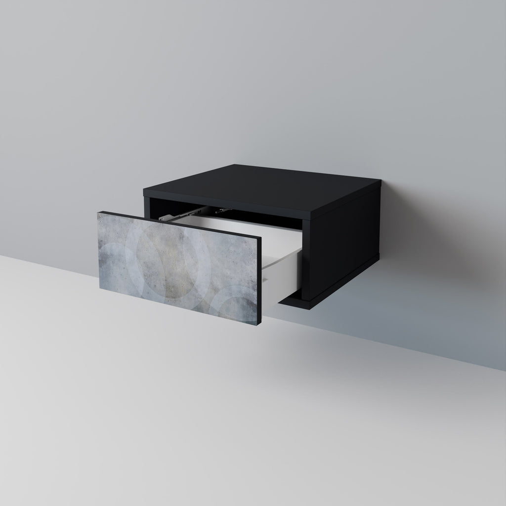 MUTED ARC nattduksbord i svart finish