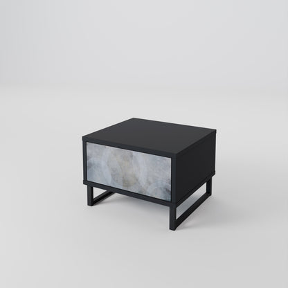 MUTED ARC nattduksbord i svart finish