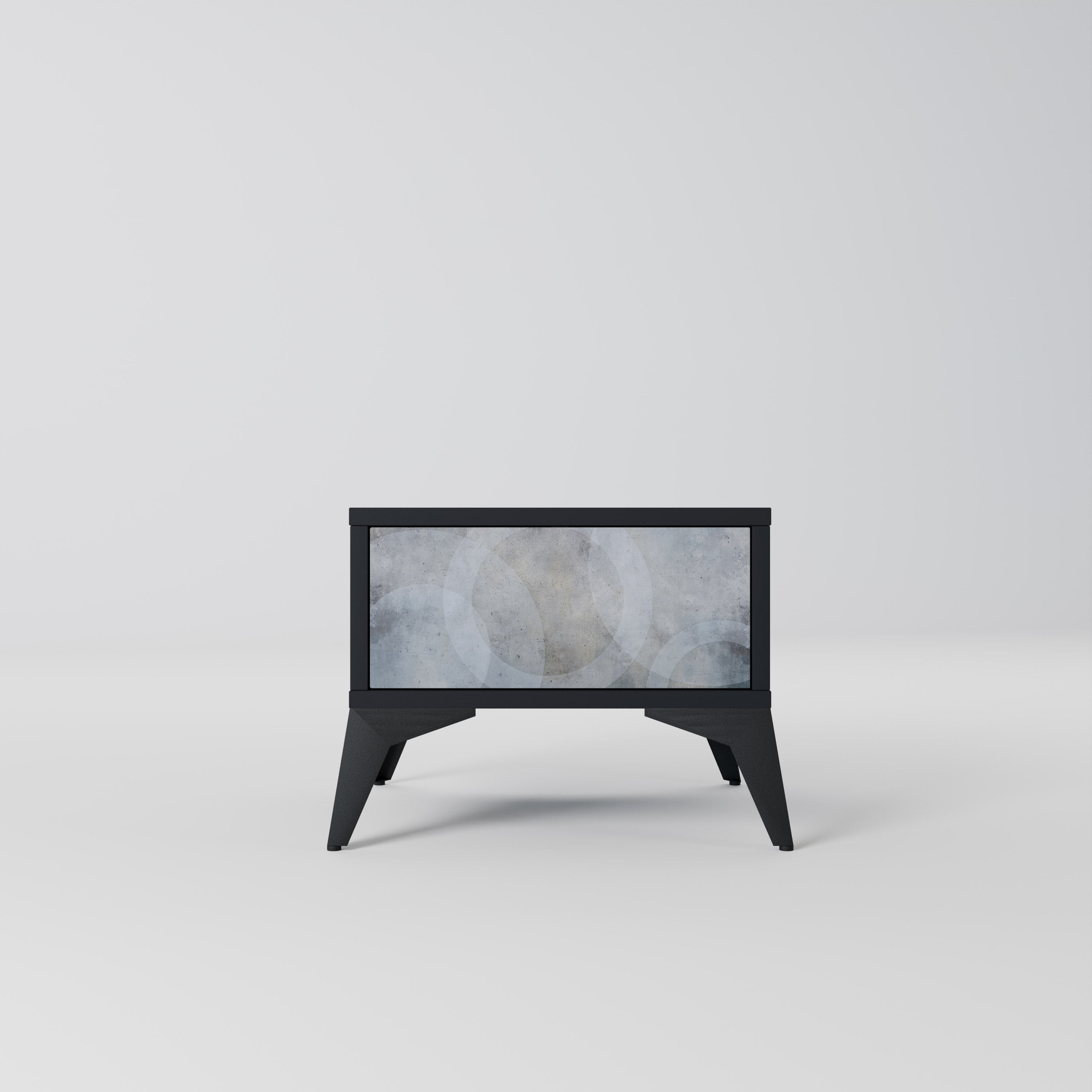 MUTED ARC nattduksbord i svart finish