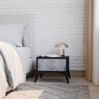 MUTED ARC Nightstand in Black Finish