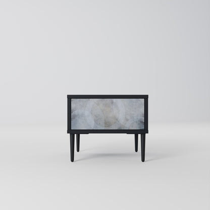 MUTED ARC nattduksbord i svart finish