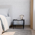 MUTED ARC Nightstand in Black Finish