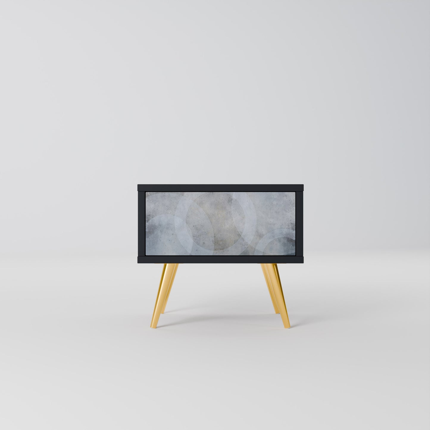 MUTED ARC nattduksbord i svart finish